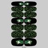 St. Patrick's Day Green Shamrock Unicorn Nail Stickers - Waterproof Full Cover