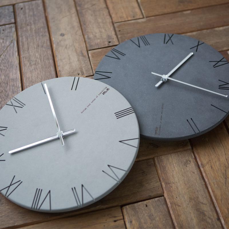 Modern Wall Clocks Simple Living Room Round Wall Watch Bedroom Silent Decoration Clock Creative Home Decoration Accessories