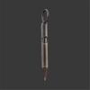 Brass Pocket Pen Keychain Pendant Travel Pen 1.0mm Retractable Ballpoint Pen Gift Pen Writing Pen
