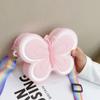 Children's Silicone Bag Cute Butterfly Single-shoulder Bag Girls' Candy-colored Bow Cross-shoulder Bag Kids Small Coin Purse New