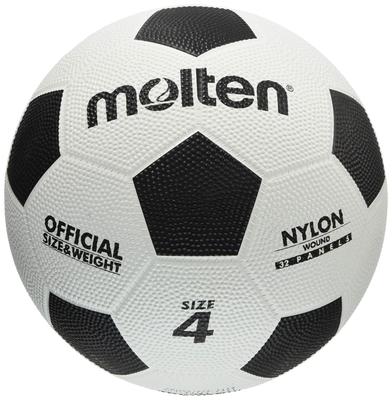 Molten Tortoiseshell Rubber Soccer 4 and F4W No. (Black White)