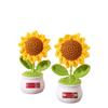 Sunflower Handmade Crochet Bouquet - Teacher's Day or Birthday Gift