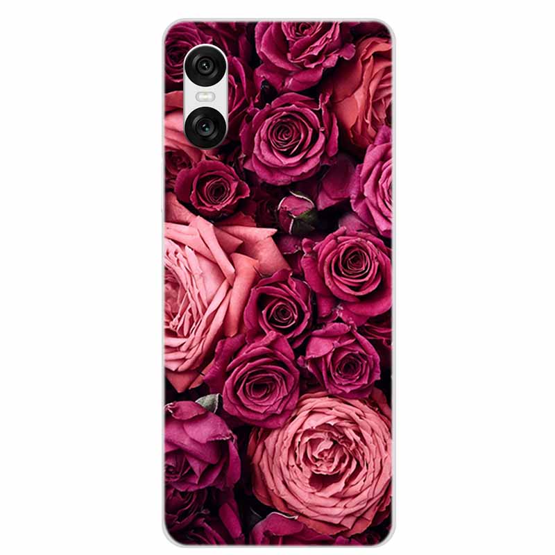 

For Sony Xperia 10 VI 2024 Case 10VI Coque Transparent Silicone Clear TPU Soft Back Cover Case For Sony Xperia 5 V Phone Case 5V Sony 10 VI 2024