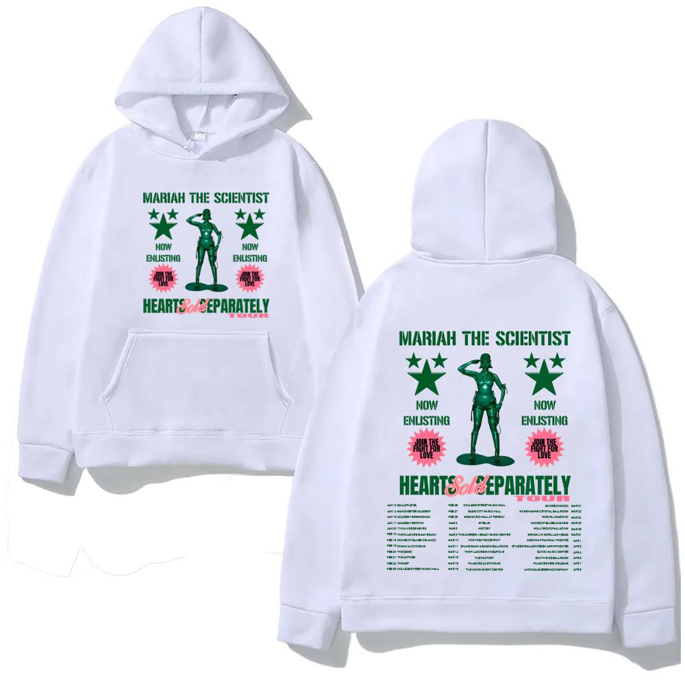 Mariah The Scientist Hearts Sold Separately Tour 2026 Hoodie with Pocket  Sweatshirt Long-sleeved Simplicity Men/women Pullover