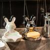 Creativecute Bathroom Soap Box Light Luxury Exquisite Ceramic Tray Home Desktop Storage Ornament Fashion Cartoon Soap Boxes
