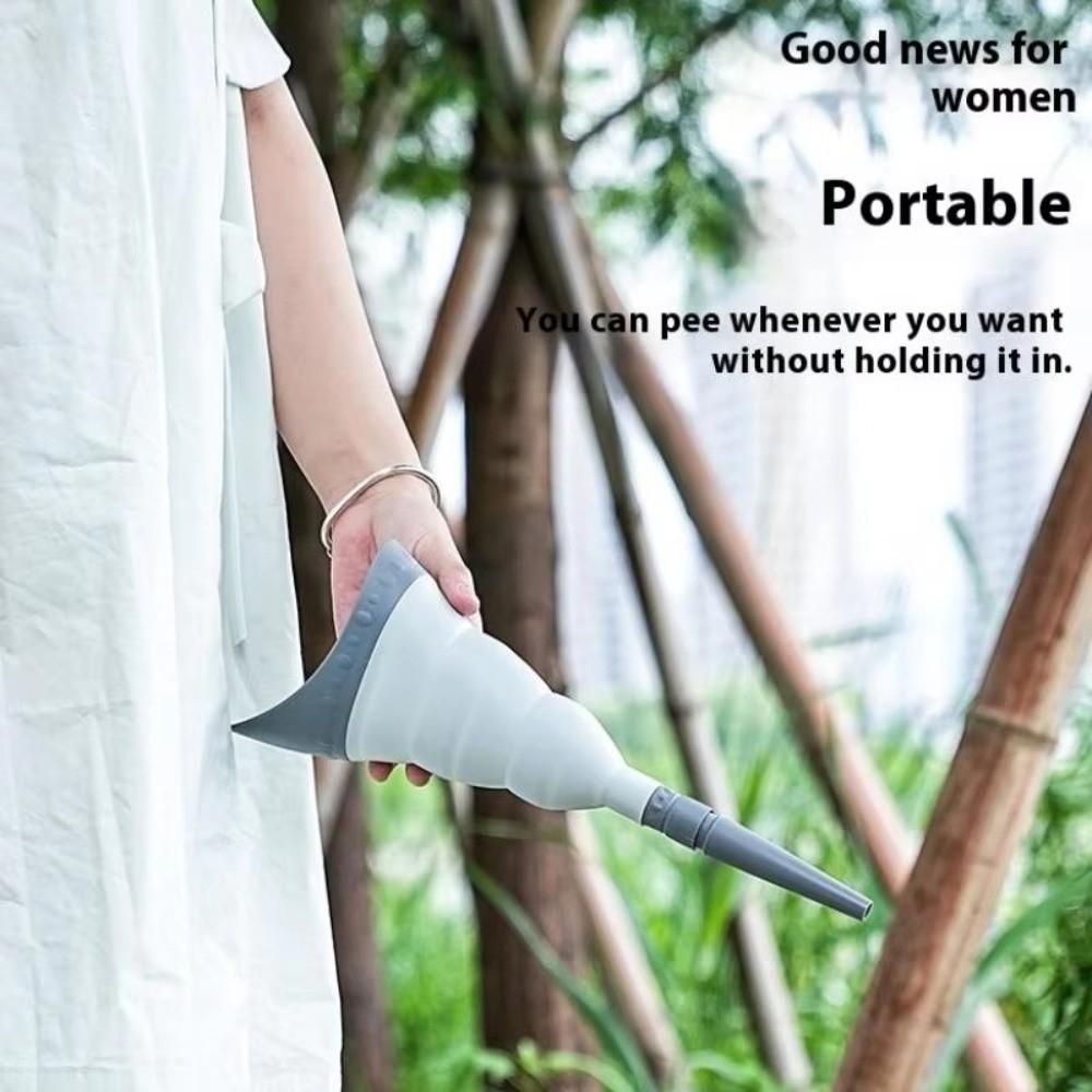 With Tube She Pee Cup Foldable Design Pee Funnel Female Device Female Urinal Device Travel Use