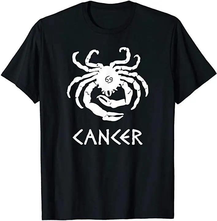 Cancer Zodiac Sign June July Birthday Gift Tshirt 100 Cotton Oneck Summer Short Sleeve Casual Unisexs Tshirt Size S3xl