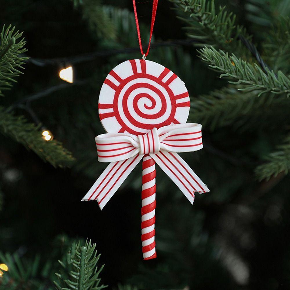 Cartoon Christmas Candy Cane Ornaments Festival Candy Cane Hanging Decorations  Holiday Decor