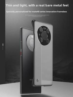 Huawei Mate50Pro P60 Schutzhülle mit mattiertem, klarem Metalllinsenrahmen