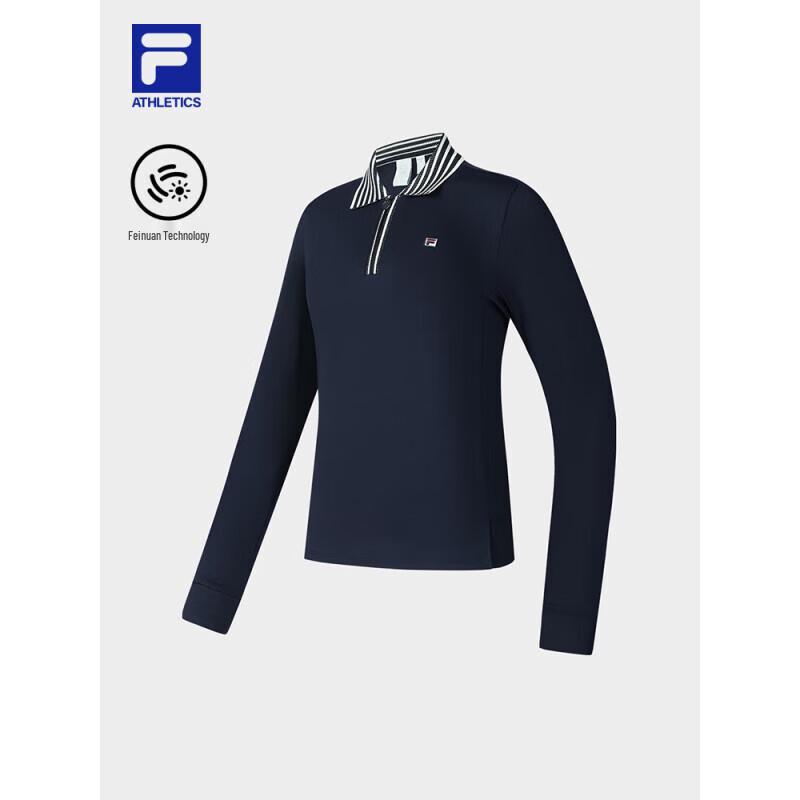 FILA Women s Fleece-Lined Tennis Polo Shirt S