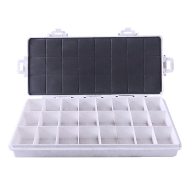 Plastic Paint Box 12/18/24 Wells Leakproof Paint Storage Case For Watercolor Oil Acrylic Paints Artists Art Supplies