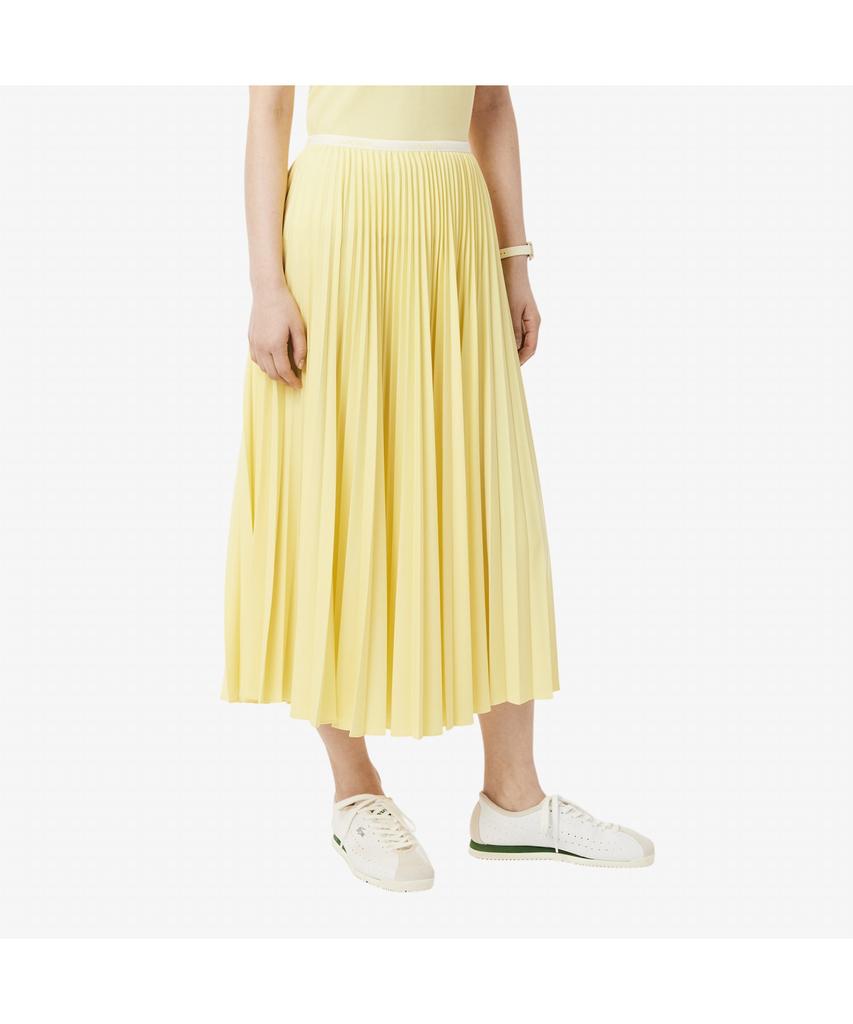 Lacoste Women'S Essential Long Pleated Skirt Jf1402-55G 107