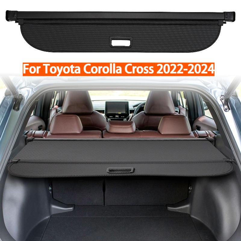 Retractable Cargo Cover Rear Trunk Security Shield Shade Luggage Curtain for Toyota Corolla Cross 2022-2024