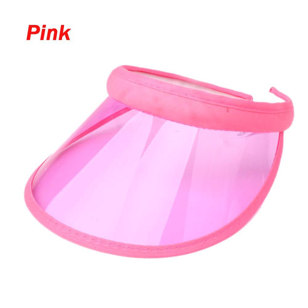 Korean-Style Unisex PVC Sunshade Topless Hat for Spring, Summer, and Autumn
