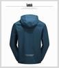 Men's Plus Size Hooded Windbreaker: Trendy Thin Autumn Sport Casual Jacket for Larger Sizes