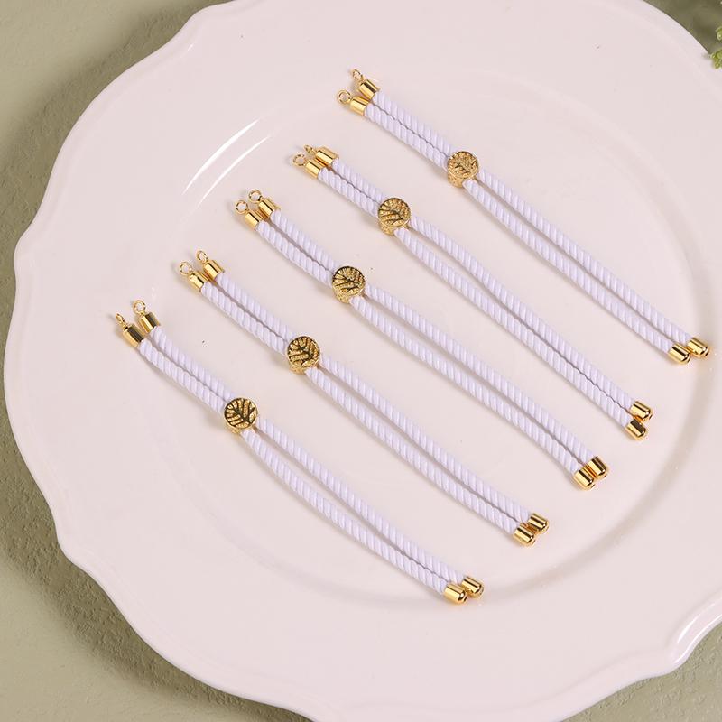 5 Buc. Cordoane Răsucite din Nailon, Frânghii pentru Brățări, Cordon Împletit Ajustabil pentru Confecționarea Bijuteriilor DIY