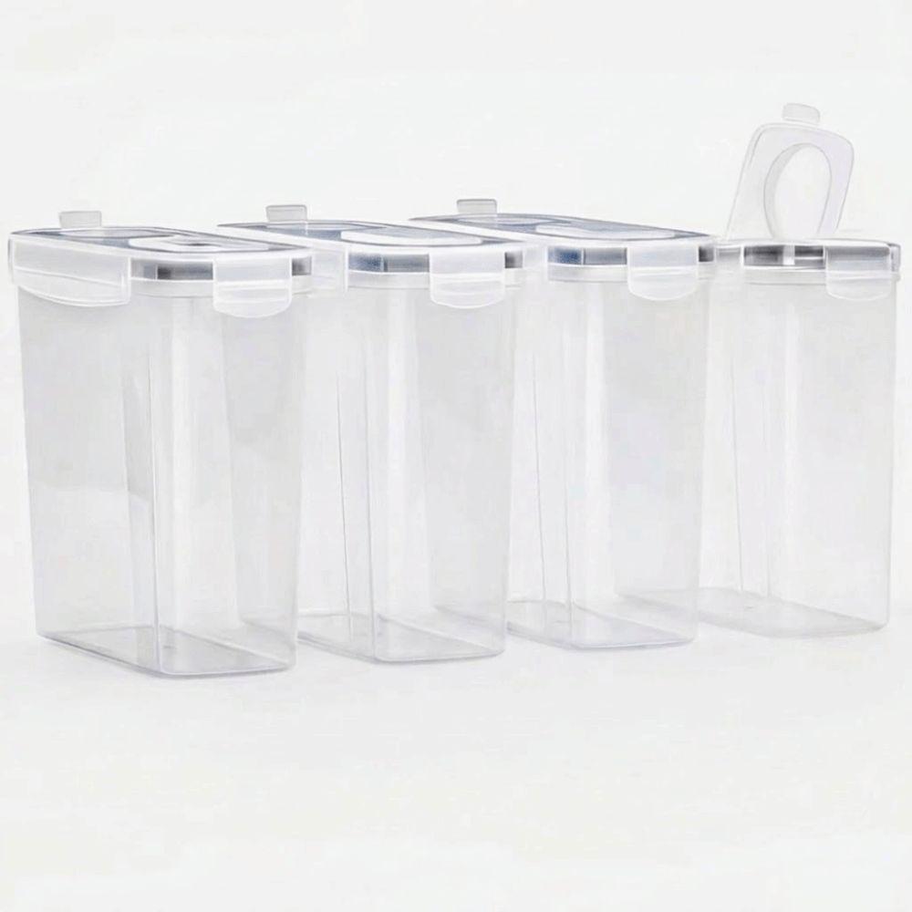 4Pcs Dustproof 3D Printing Filament Container Transparent Filament Dry Box  Protection