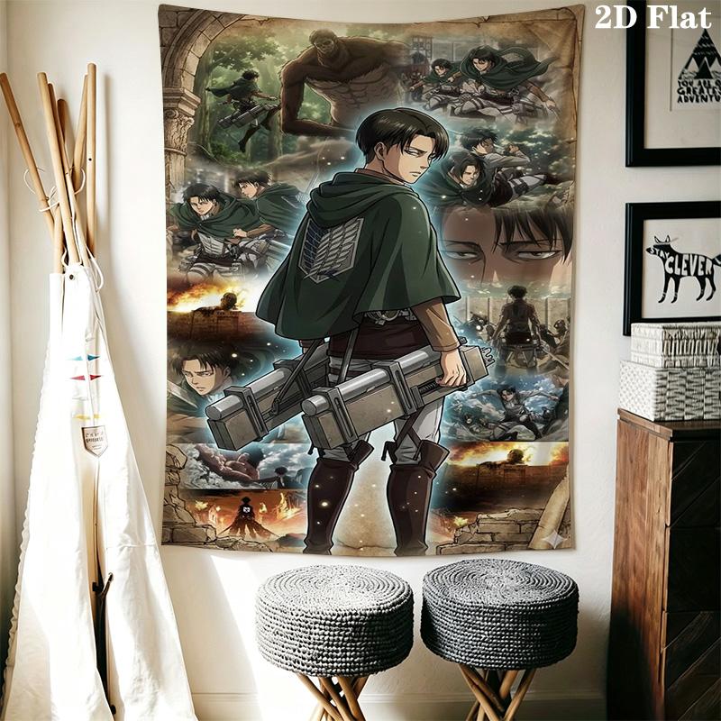 Attack Titan Wall Tapestry Tapestry Background Cloth Wallmounted Background Wall Hanging Cloth Christmas Gift Background Cloth