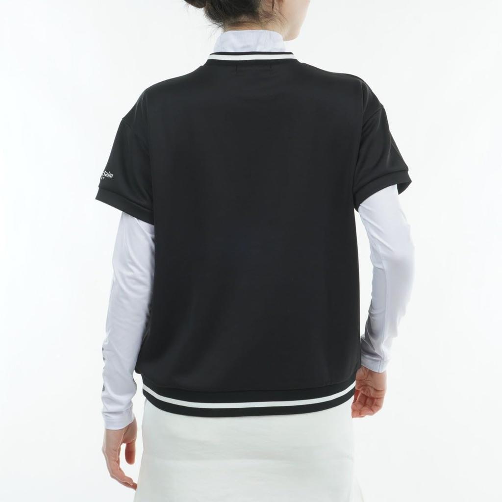 Marie Claire Short Sleeve Shirt and Innerwear Set Black Women's (714501),