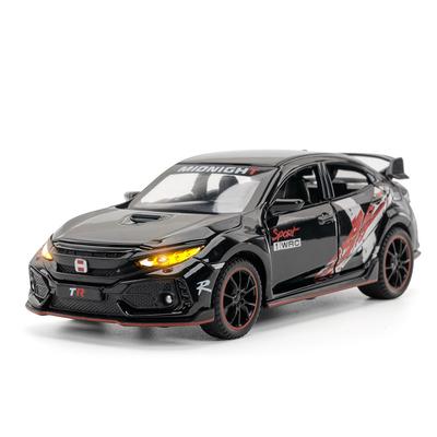 1/32 Honda Civic Type-R Alloy Model, Exquisite Desktop Ornament, The Best Collectible for Car Model Enthusiasts, Halloween Gift