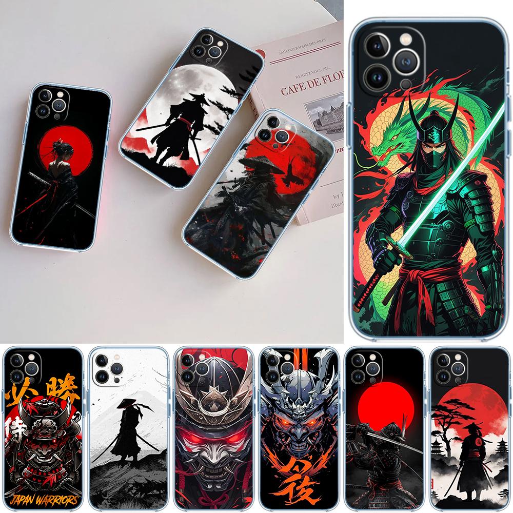 PP41 Japanische Samurai-Maske Handyhülle für Motorola Moto Edge 20 30 40 50 S30 Fusion Ultra Pro Neo Lite + G200 G23