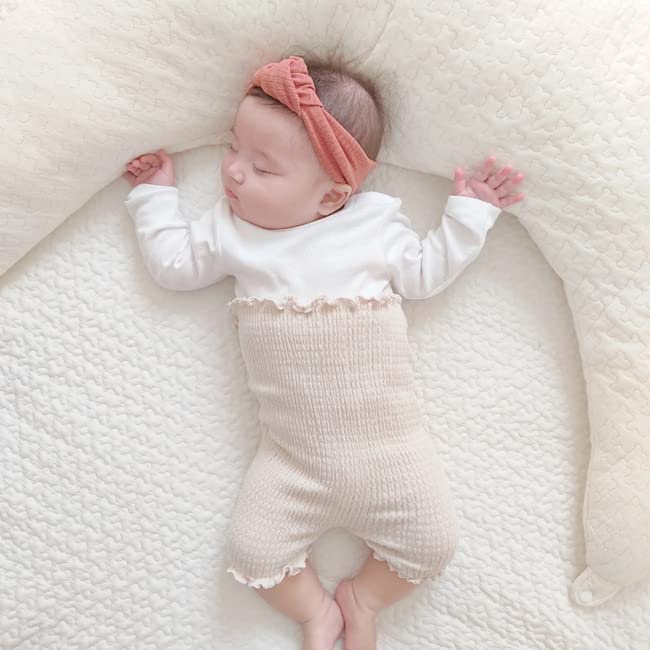 Wyprodukowano w Japonii Spodnie do spania dla niemowląt Haramaki [Kufuu] (Kufu) (Mleczny Beż)