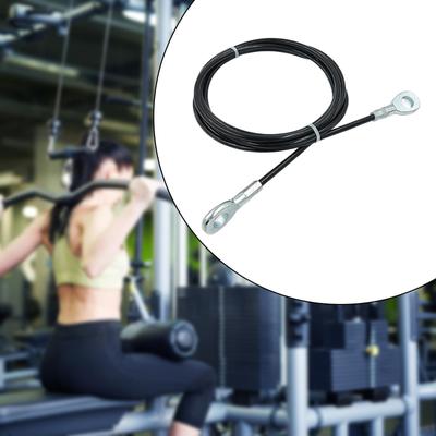 Prodlužovací kabel pro fitness do domácí posilovny, ocelové lano 5 mm, prémiové zvedání zápěstí a paží