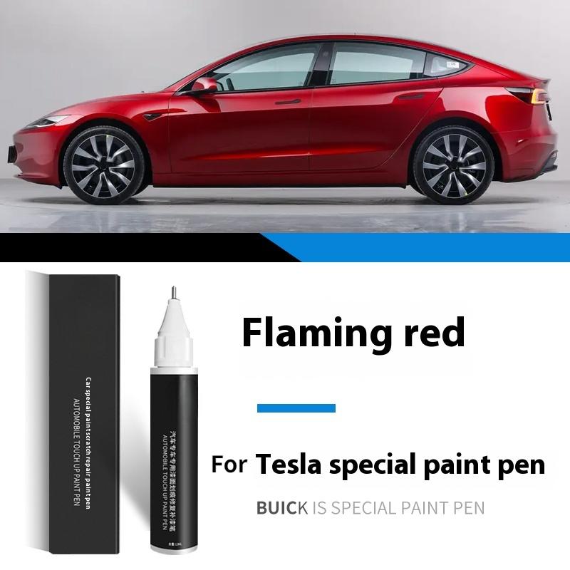 For Tesla Model Y Model 3 Highland 2024 Car Paint Repair Pen Original Black White Car Paint Repair
