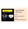 Disposable Round Plastic Food Containers with Lids