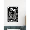 Metal Wall Art Skull Couple Decorative Plaque Home Ornament Laser Cut