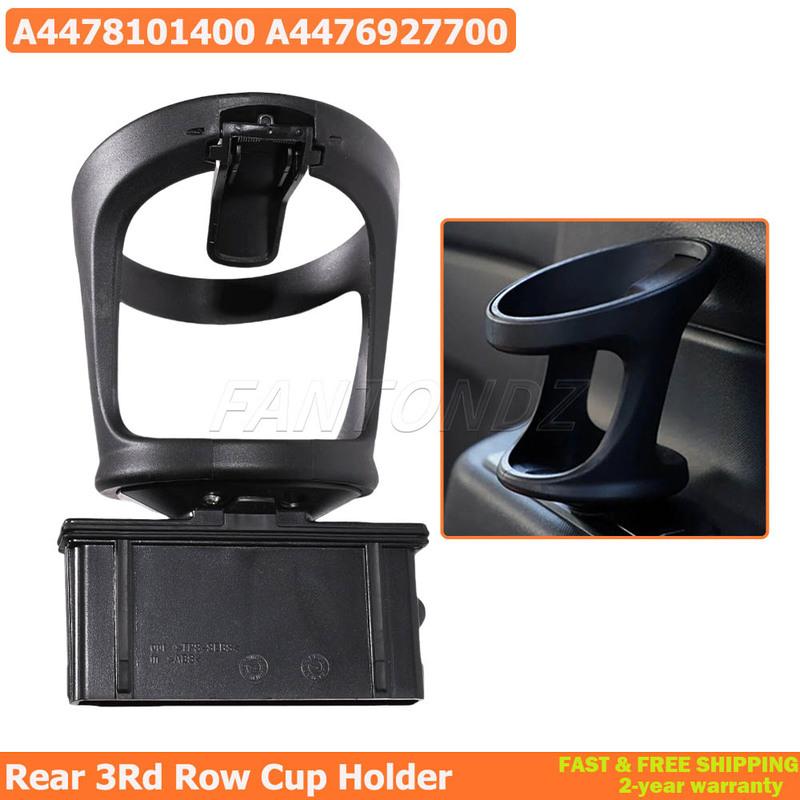 Rear 3rd Row Cup Holder Base For Mercedes Benz W447 Vito V Class 2015- A4478101400 Seat Side Water Bottle Drink Cup Holder 1PC