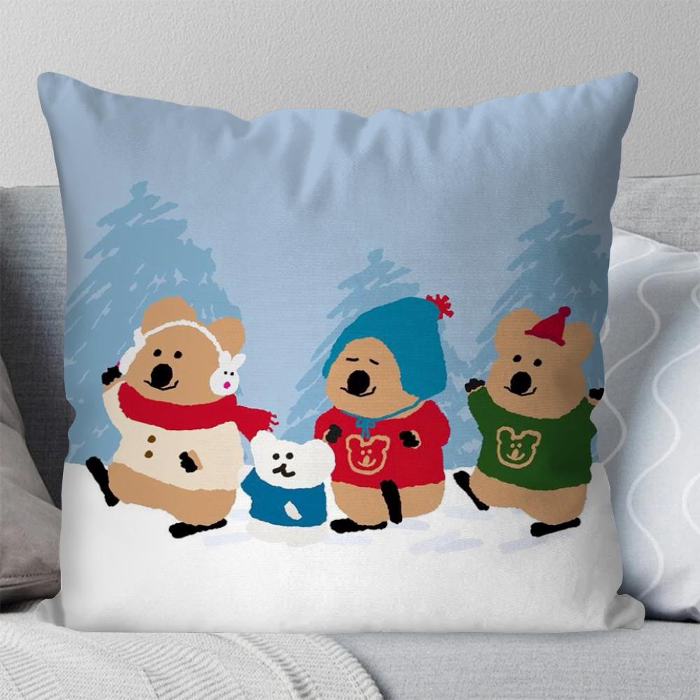 

Cartoon Animation D-Dinotaeng Pillow Case Square Pillow Bedroom Sofa Leisure Comfort CushionCarLiving Room Home Decoration 40X40 12x12Inch