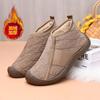 Foreign Trade 2025 New Snow Cotton Women's Fashion Velvet Thickened Casual Warm Flat Bottom High Top Cotton Shoes Women