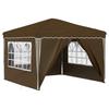 Pop Up Party Tent 288 X 288 X 245 Cm Taupe Oxford Fabric