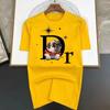Pekingese Print Men's Fashion Women's Brand Classic Sports Summer Casual Oversized Loose Short Sleeved T-shirt