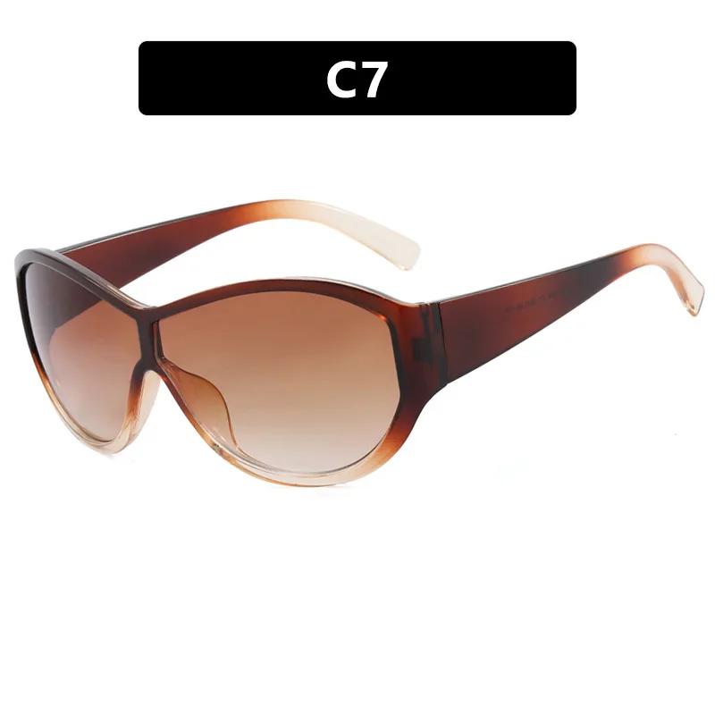 Oversized Sunglasses For Men Women Luxury Brand Designer Vintage Sunglasses Popular Punk Sport Goggle Outdoor Shades Uv400