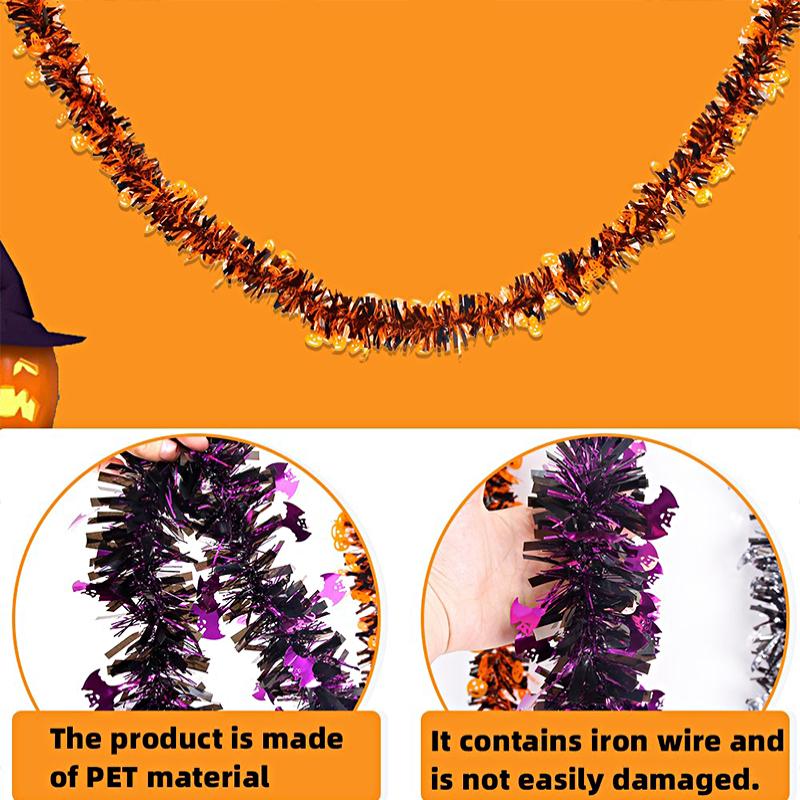 Halloween Stereoscopic Home Garden Colorful Arrange Props Wall Hanging Decorative Accessories 5 Styles