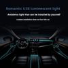 LED Decorative Car Interior Modification USB Atmosphere Light Cable Set For Golf Versa Tucson City-New Condition