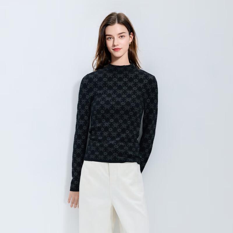 Women's Winter Slim Fit Half-High Collar Knit Sweater