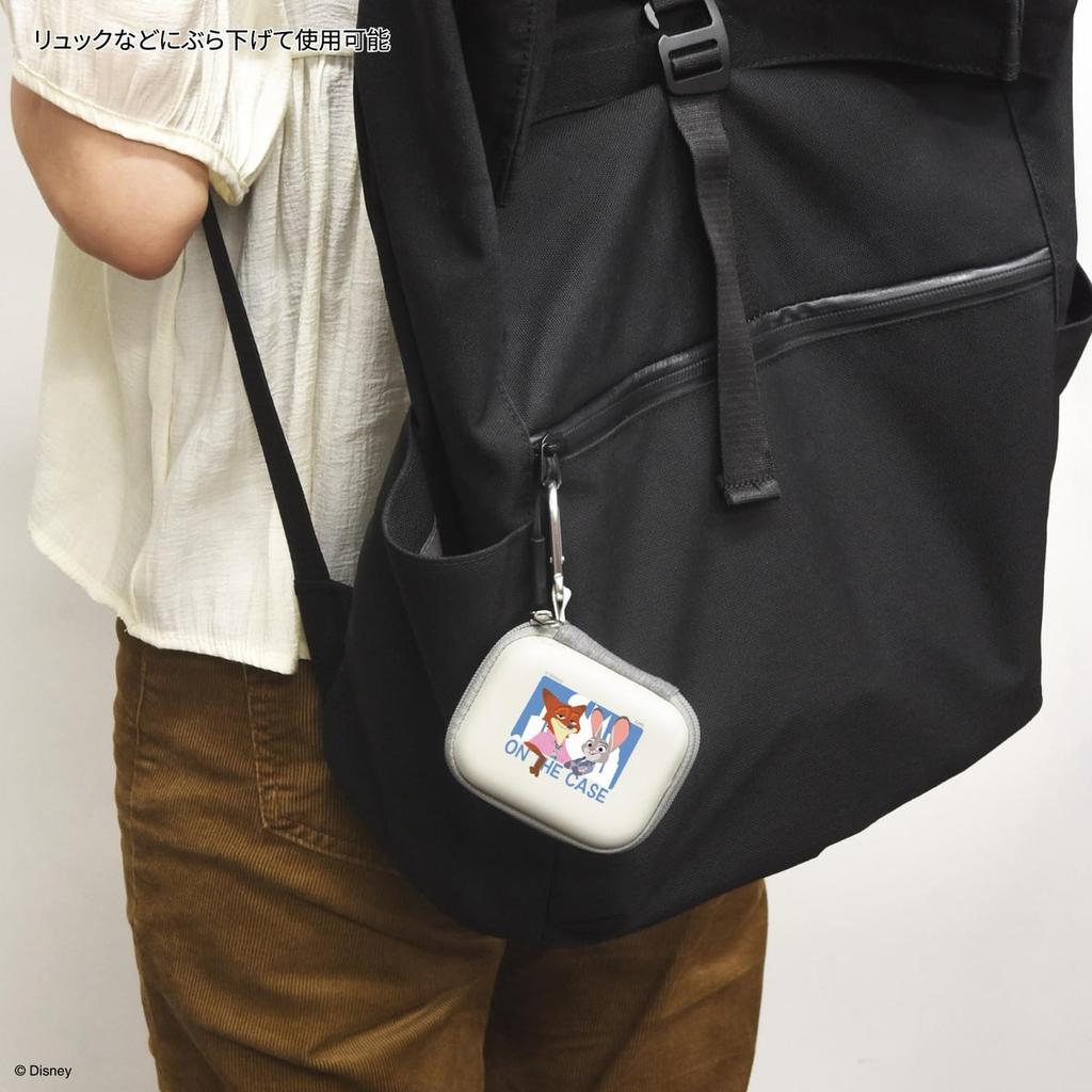 Gourmandise Disney Character Compact Hard Gadget Pouch SS Size DNG-316A