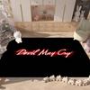 Anime D-Devil May C-Cry Logo Kitchen Mat Kids Room Bedroom Decoration Balcony Anti-Slip Doormat Living Room Alfombra