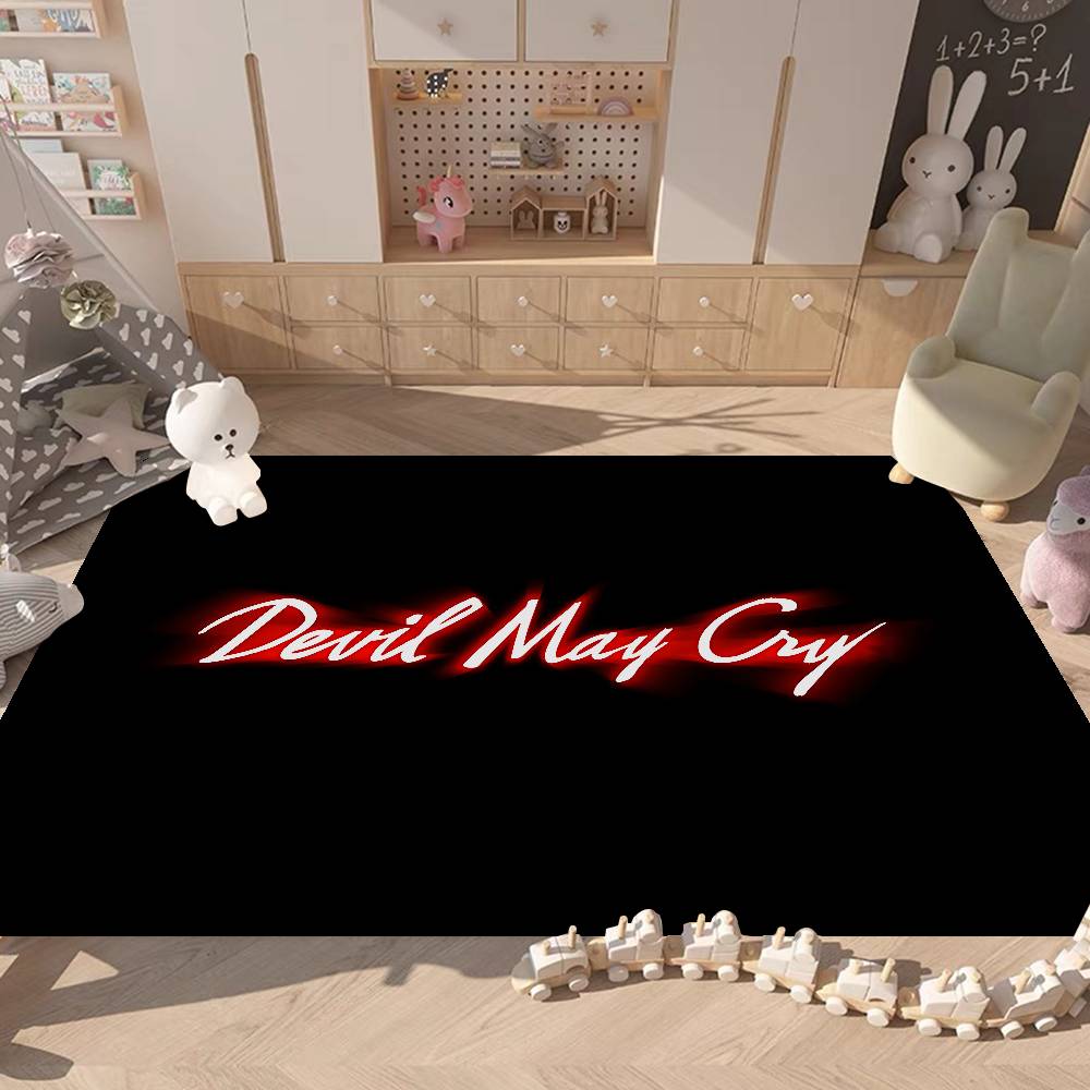 

Anime D-Devil May C-Cry Logo Kitchen Mat Kids Room Bedroom Decoration Balcony Anti-Slip Doormat Living Room Alfombra 50x80cm