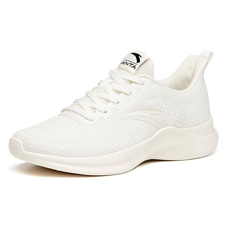 Anta Running Series Casual Breathable Low-Top Running Shoes Women Sneakers White 922045548-1