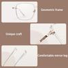 Anti Radiation Glasses Metal Eyeglass Eyeglasses For Woman Men Anti Blue Light Eyewear