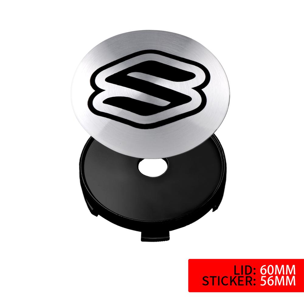 Cache-moyeu de roue de voiture Autocollant Badge Accessoires Auto Pour Suzuki Swift Sport Vitara Jimny SX4 Alto Splash Wagon Baleno
