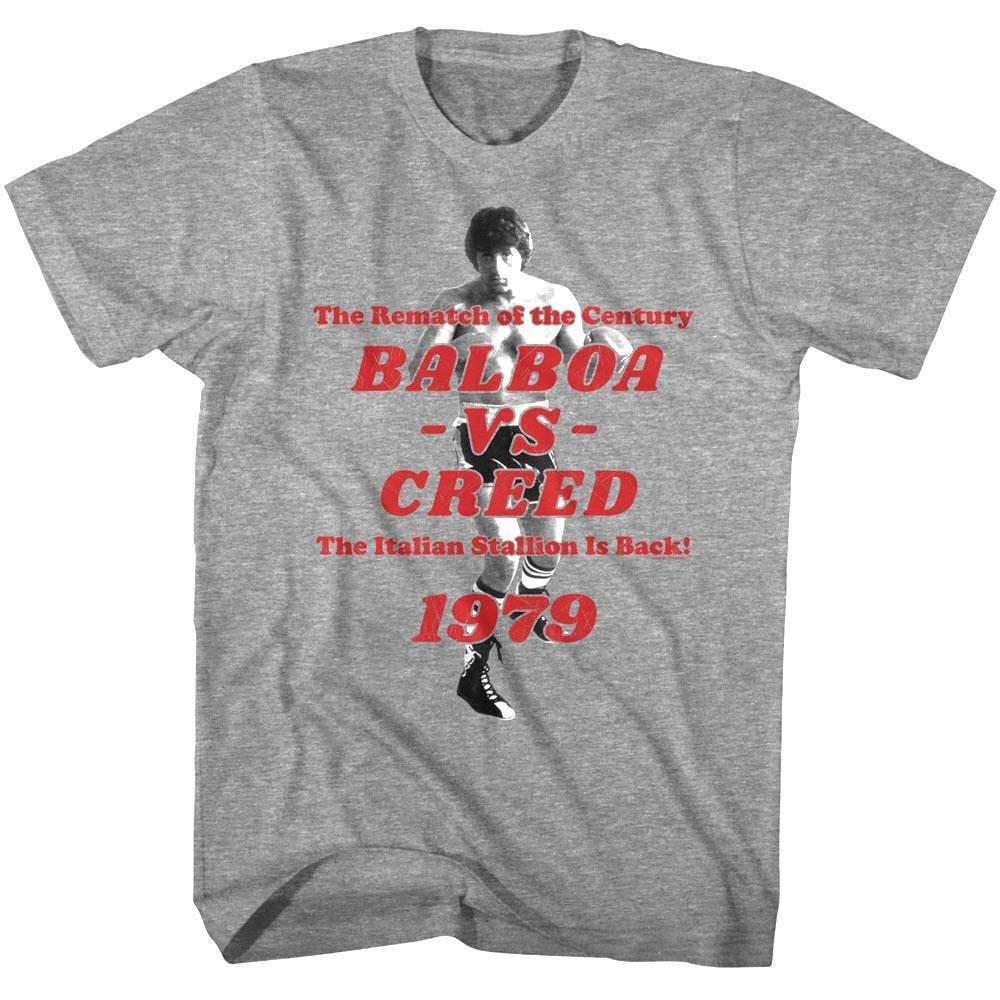 Rocky Balboa vs Creed Rematch 1979 Men T Shirt XXL