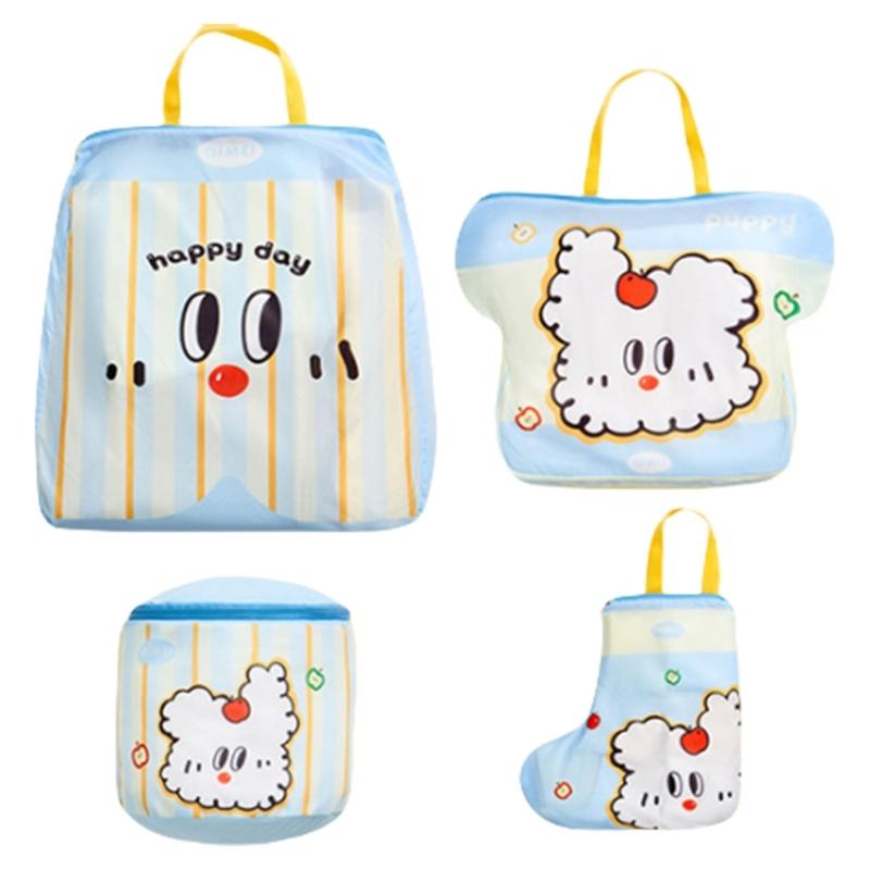4 Piece Ventilated Mesh Laundry Bags Set Garment Protectors For Machine Wash Delicates Baby Clothes Home and gym Essentials 1