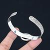 Womens day Sale 925 Silver Oval Kambaba Jasper Gemstone Boho Wife Bangle Jewelry