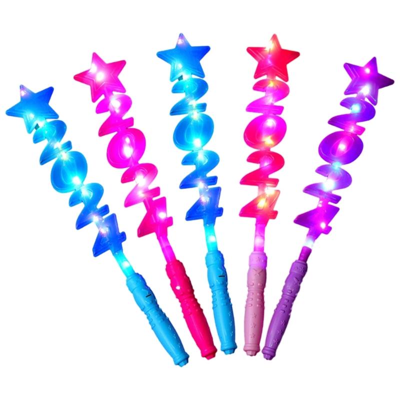 

4 шт. светодиодных повязок на голову 2024 года с Новым годом, головные уборы, украшения для новогодней вечеринки, новогодний костюм, головной убор 2024 года, светящаяся палочка