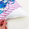 MORIPiLO PreCure Pillow Cover and Idol Pink Pillow Cotton Washable Plush Cushion Goods Toy Cute Low Small Soft 40x30x10cm Character Pillow Morishita